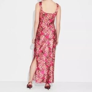 wild fable Pink Floral Strapless Maxi Dress
